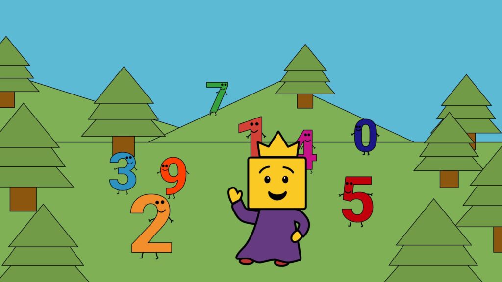 Kraljica Kvadratica se boji brojeva